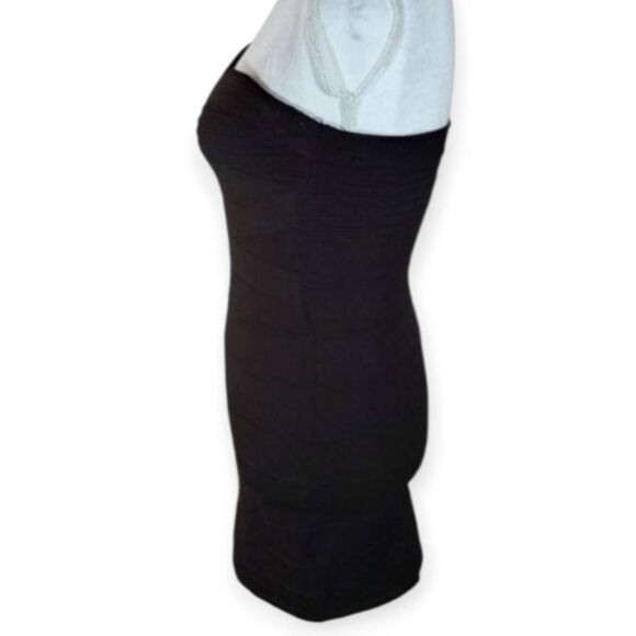 FOTEVER 21 XXI BLACK BODYCON STRAPLESS DRESS SZ.S EUC. - Picture 4 of 7
